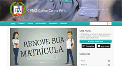 Desktop Screenshot of cpmgcarloscunhafilho.com.br